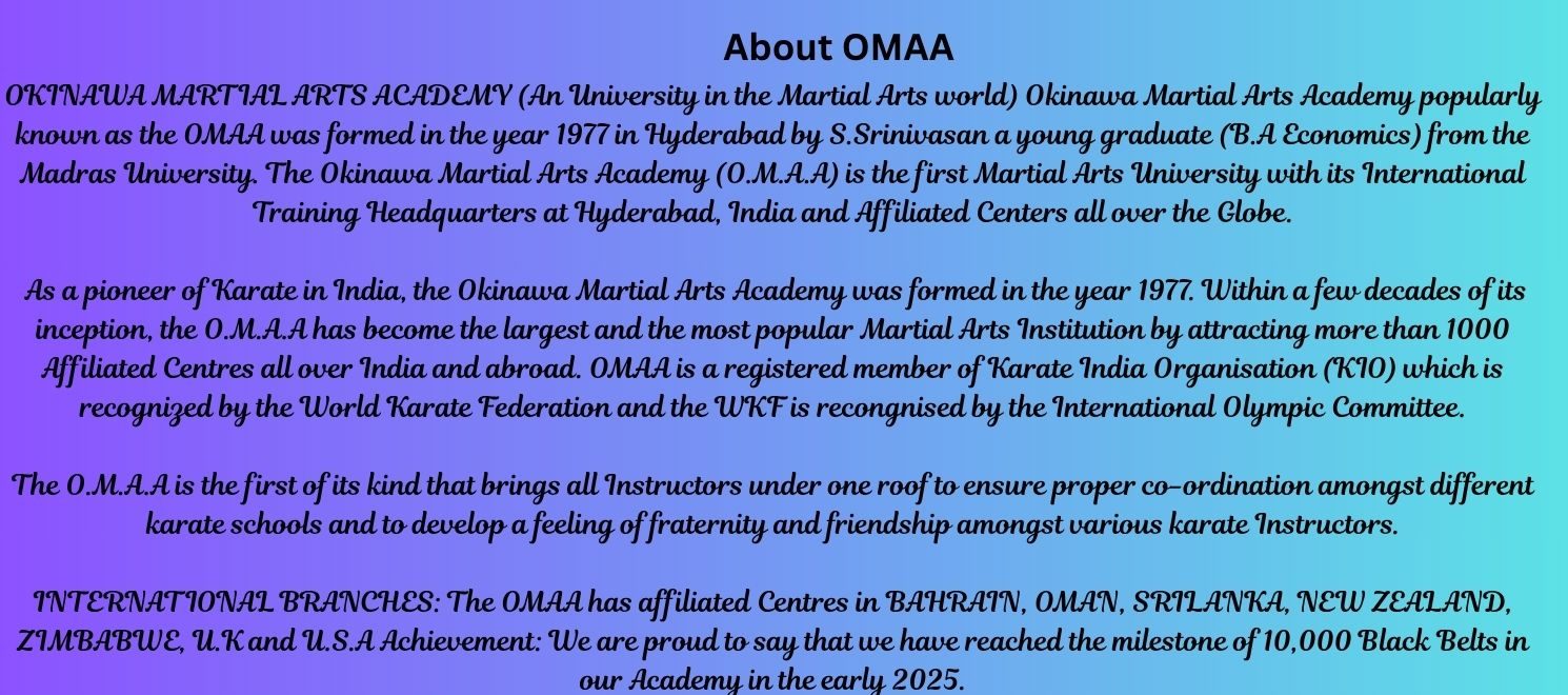 About OMAA